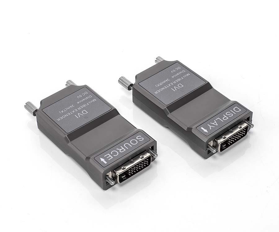 Mini DVI 1.0 Video to Fiber Optical Converter